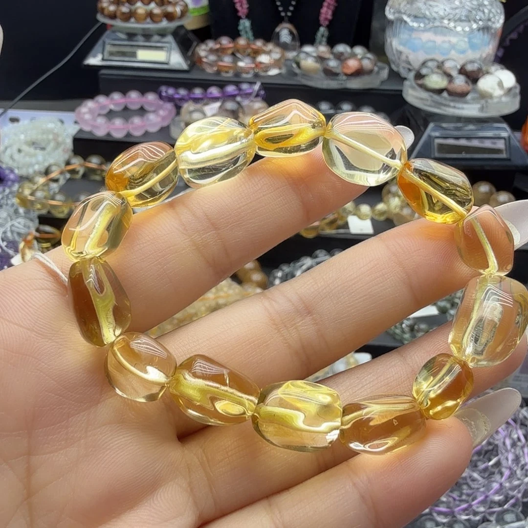 水晶手链未镶嵌黄水晶