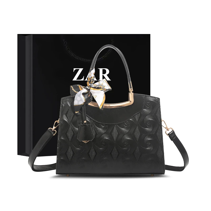 ZAR&RUILR/查瑞娜高级感轻奢包包女妈妈包手提包通勤大容量斜挎包