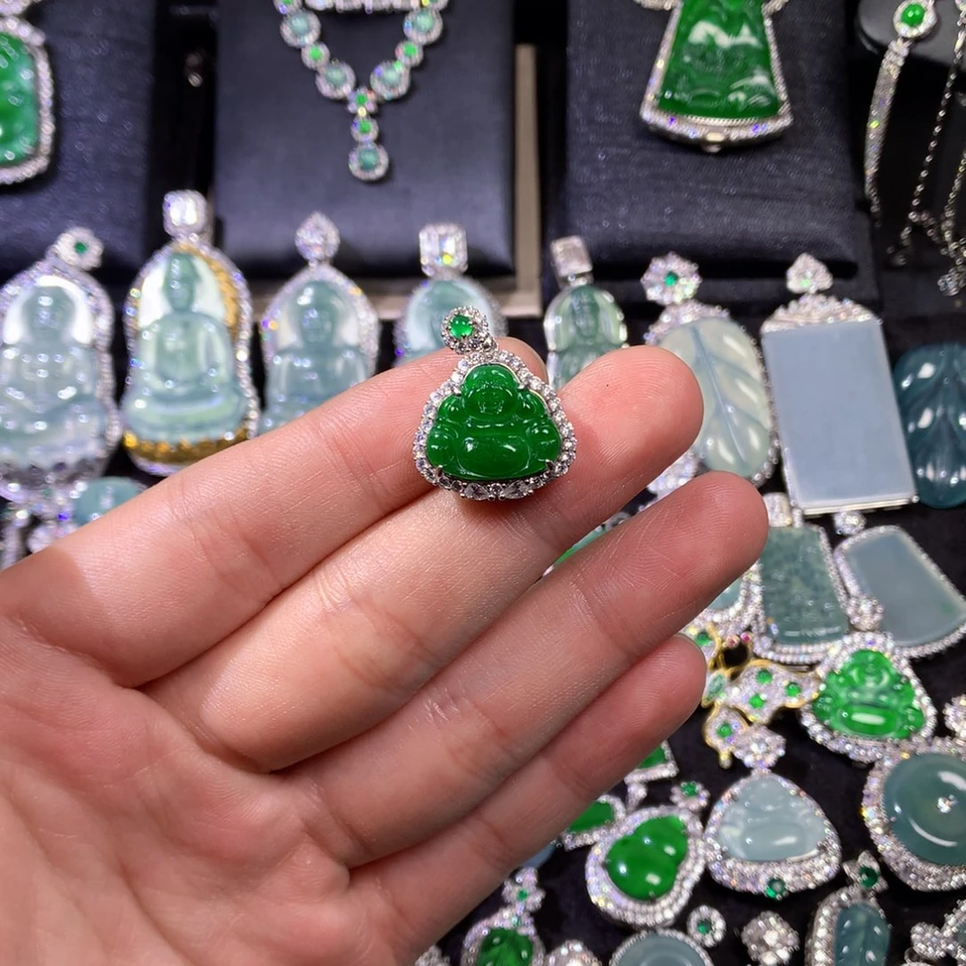 翡翠挂件未镶嵌刘*星87655578889