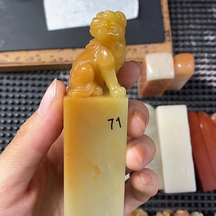 二***田寿山石现场直播手工制作