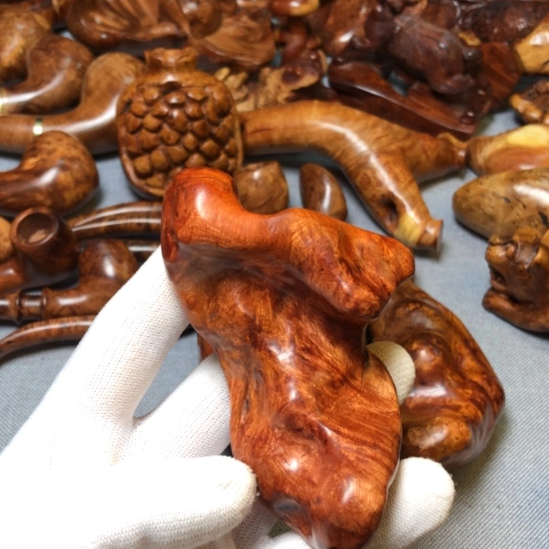 【闪购商品】木用****8麻梨疙瘩火琉璃手把件