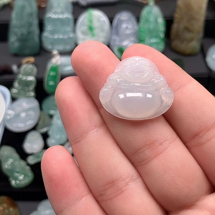 翡翠未镶嵌颈饰翡翠首饰