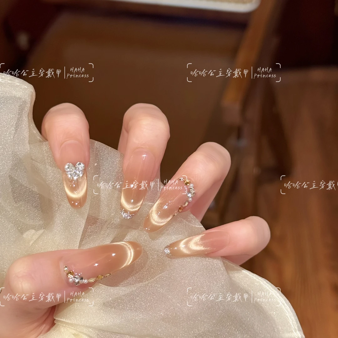 【520限定】Haha princess纯手工穿戴甲10片-可重复佩戴送工具包