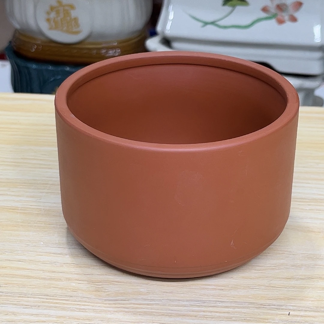 陶瓷绿植多肉微瑕花盆口径12*8.5无孔