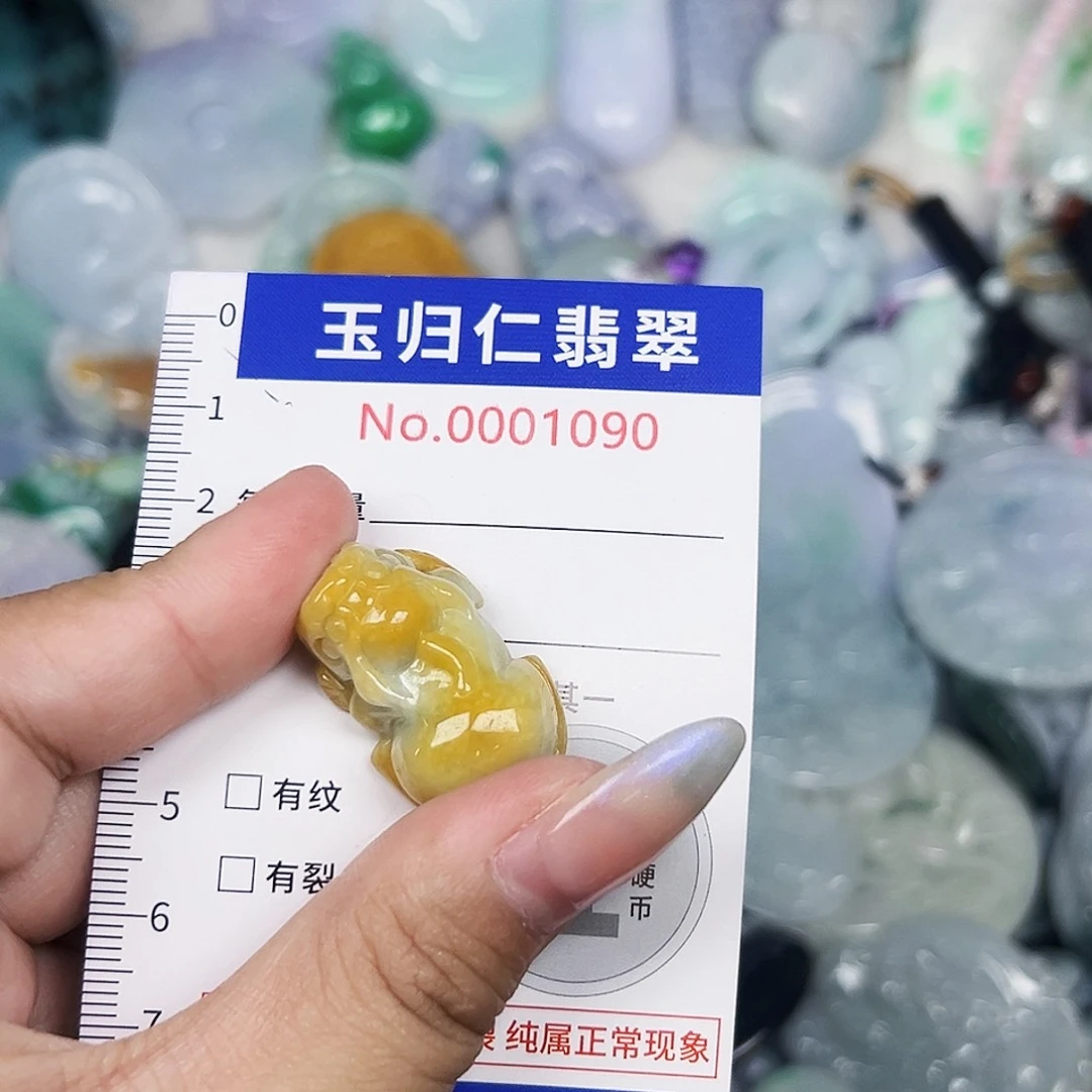 翡翠未镶嵌吊坠(不含链)111