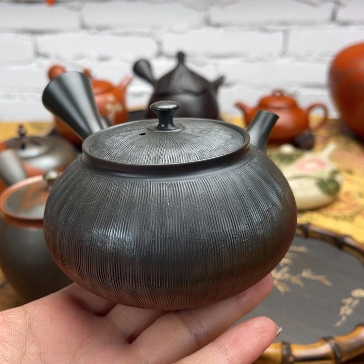 无***疆常滑阳景手作茶壶