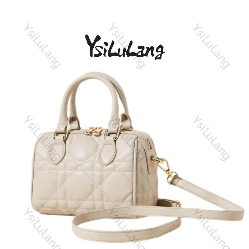 【粉丝专属】法国YsiLuLang真皮枕头女包手铃单肩斜挎约19*11*13cm