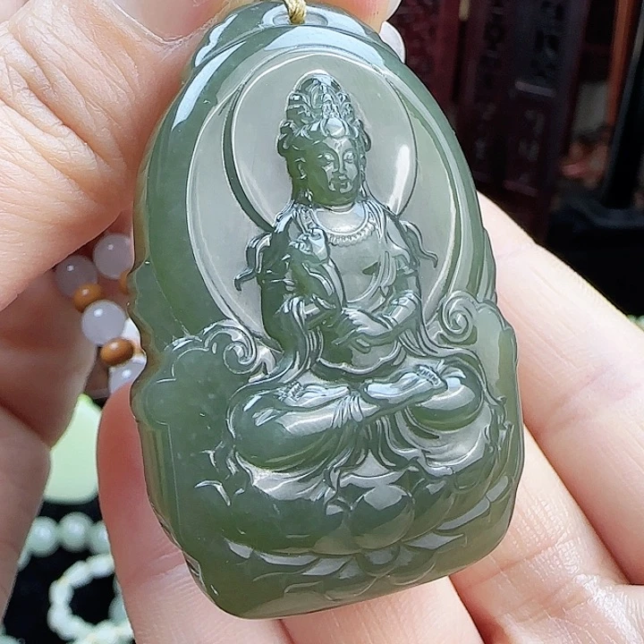 和田玉挂件未镶嵌定制发货