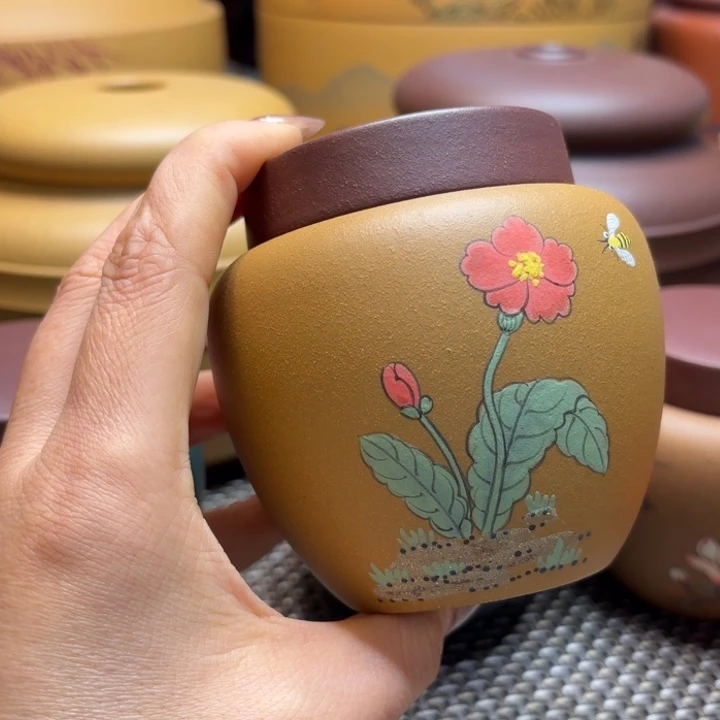 紫砂茶叶罐中高端紫砂茶叶罐