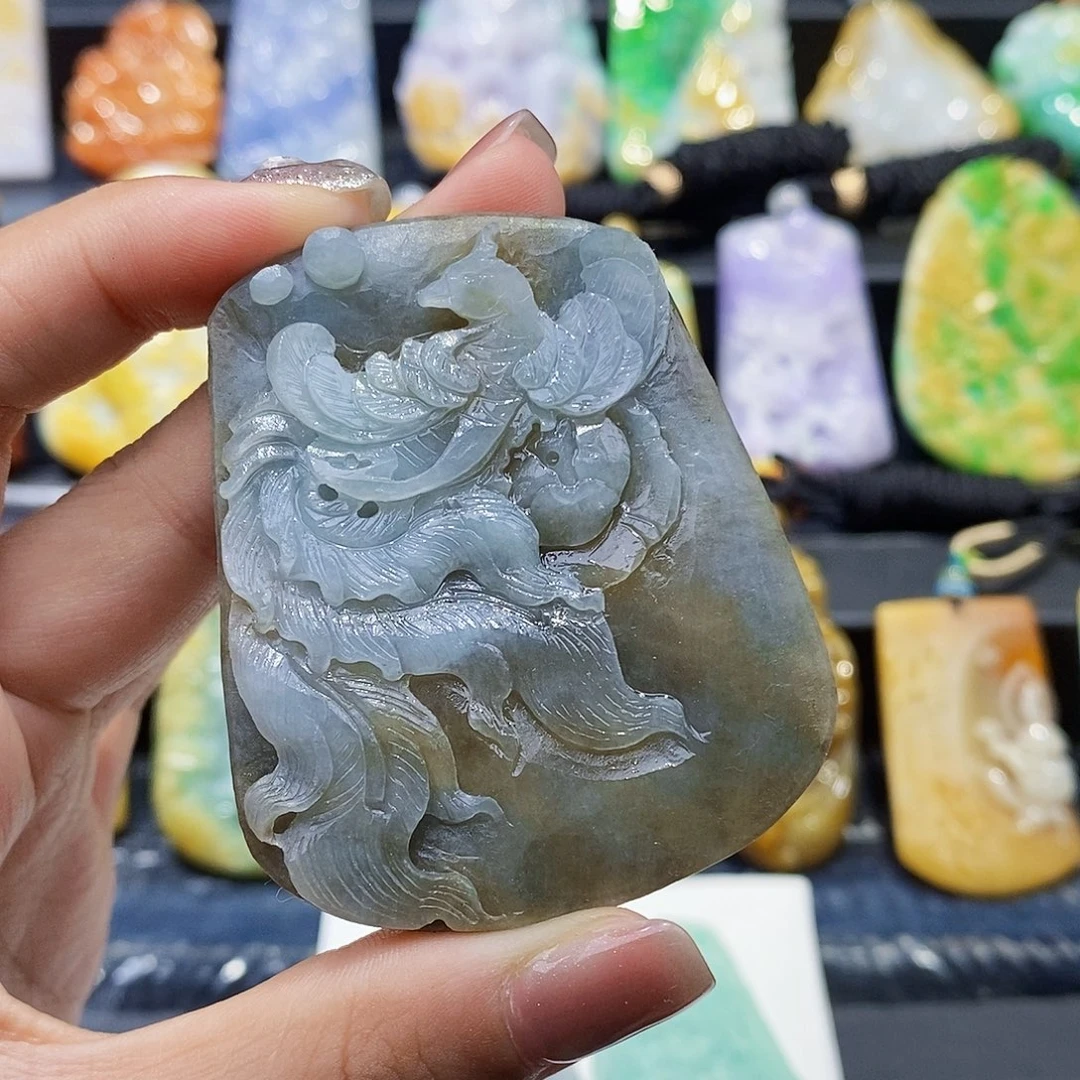 定制翡翠未镶嵌天然翡翠A货