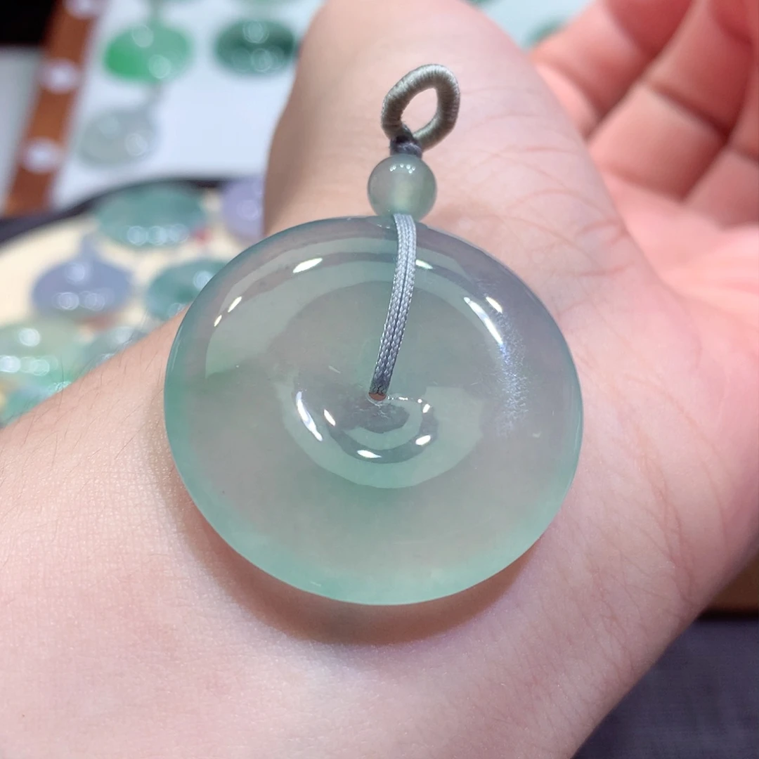 翡翠未镶嵌颈饰17