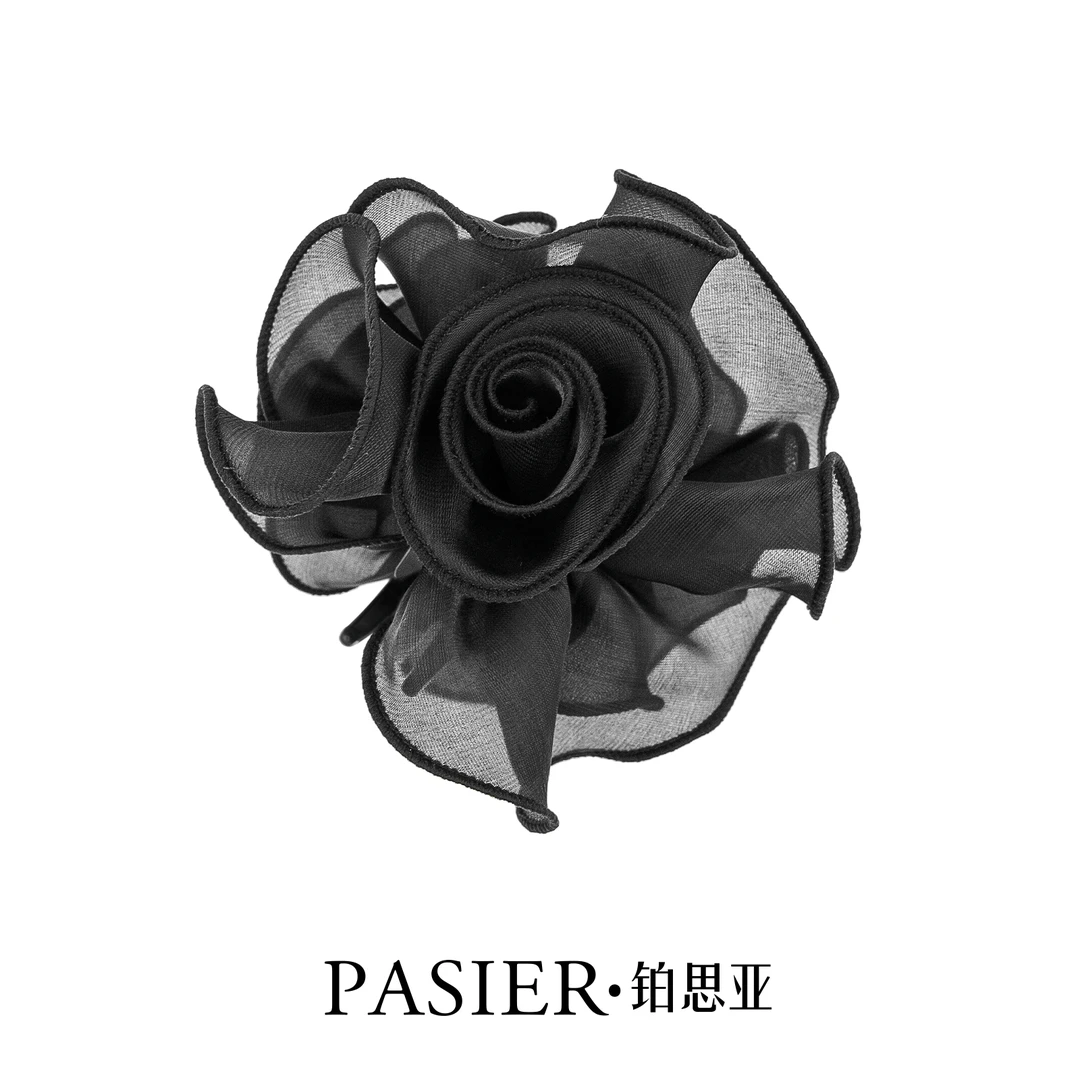 赫本王妃东方之珠 轻奢显发量上班族浪漫感时尚百搭丸子夹 FB2326