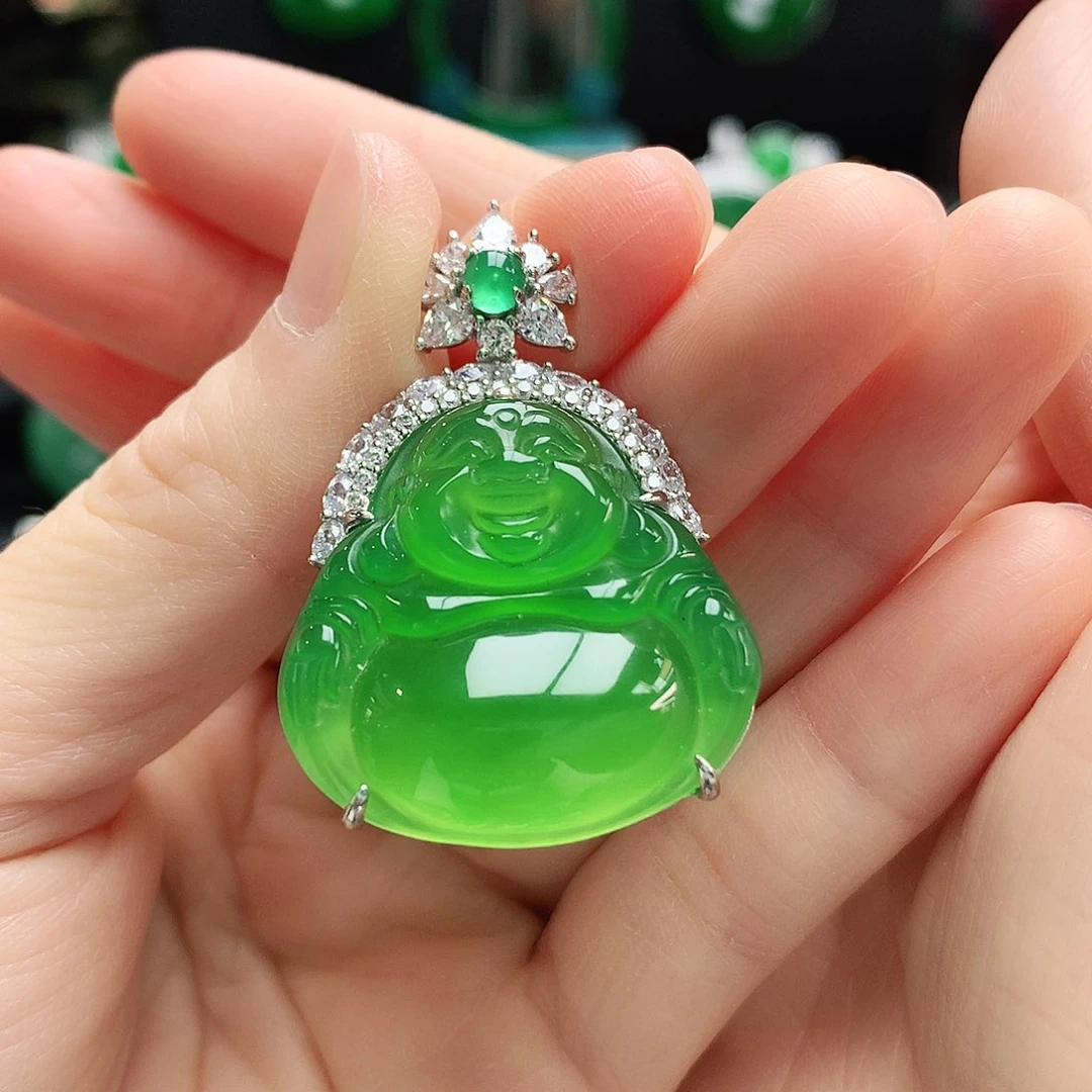 玛瑙/玉髓吊坠银S925镶嵌