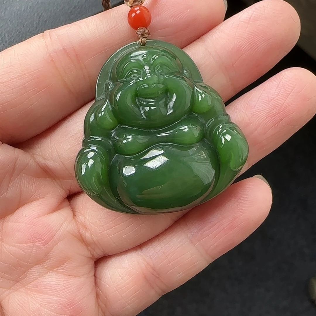 和田玉未镶嵌颈饰俄料35