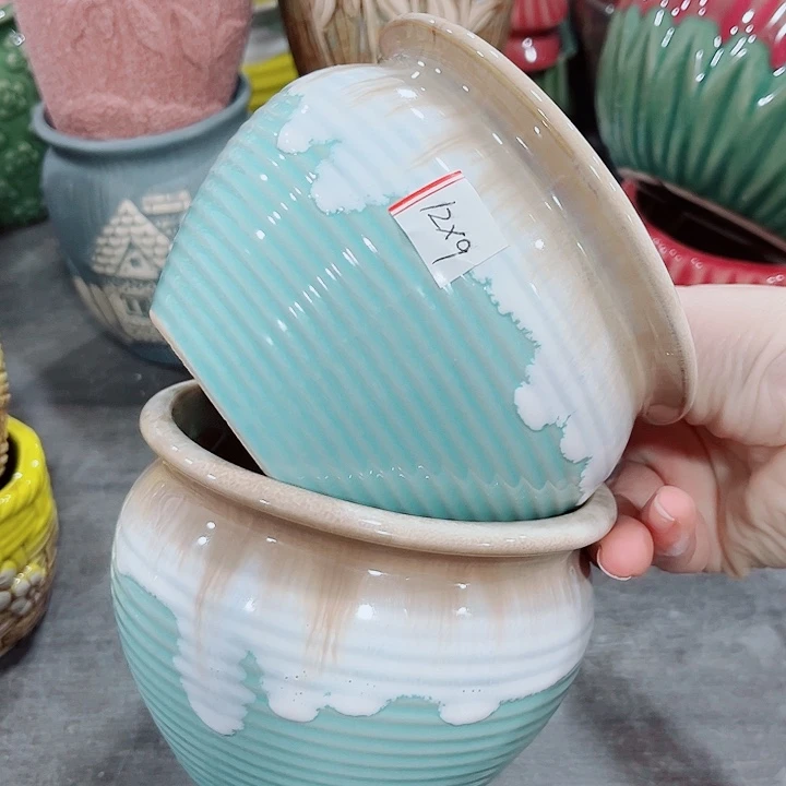 多肉陶瓷花盆满10元包邮