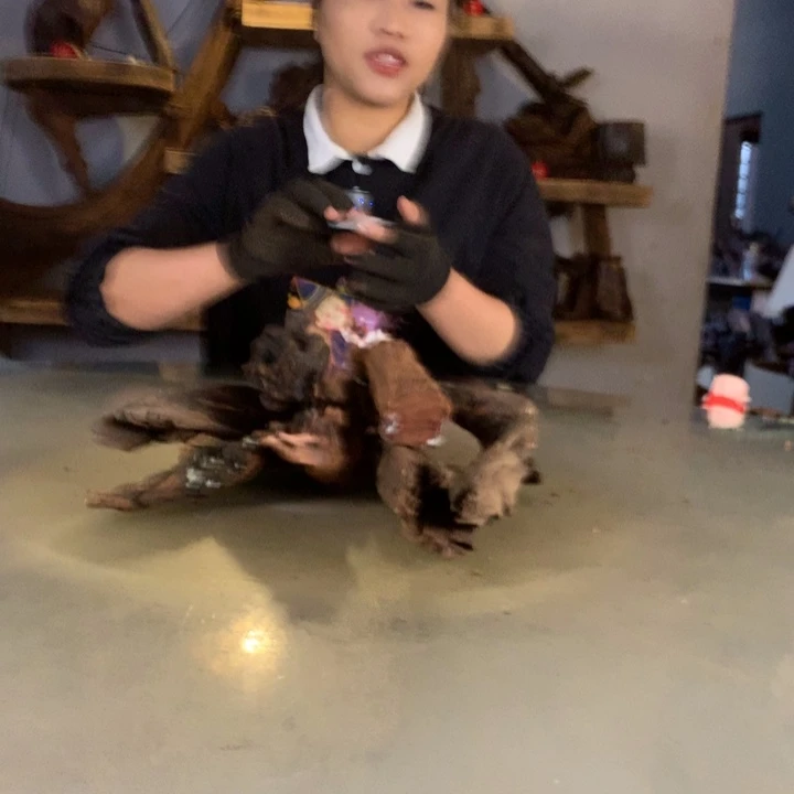 ****间天然的云南紫柚木会黄水