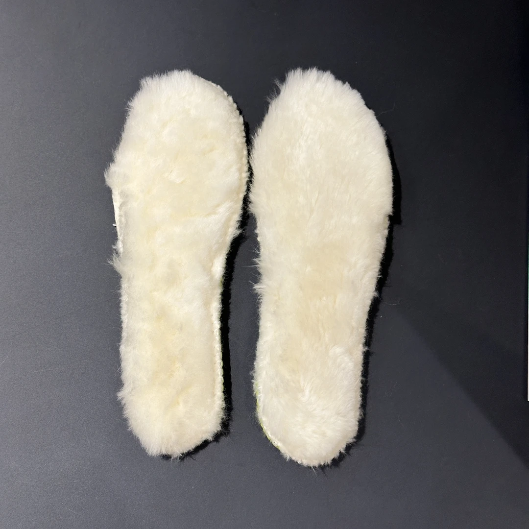 羊毛鞋垫皮毛一体冬季保暖防寒