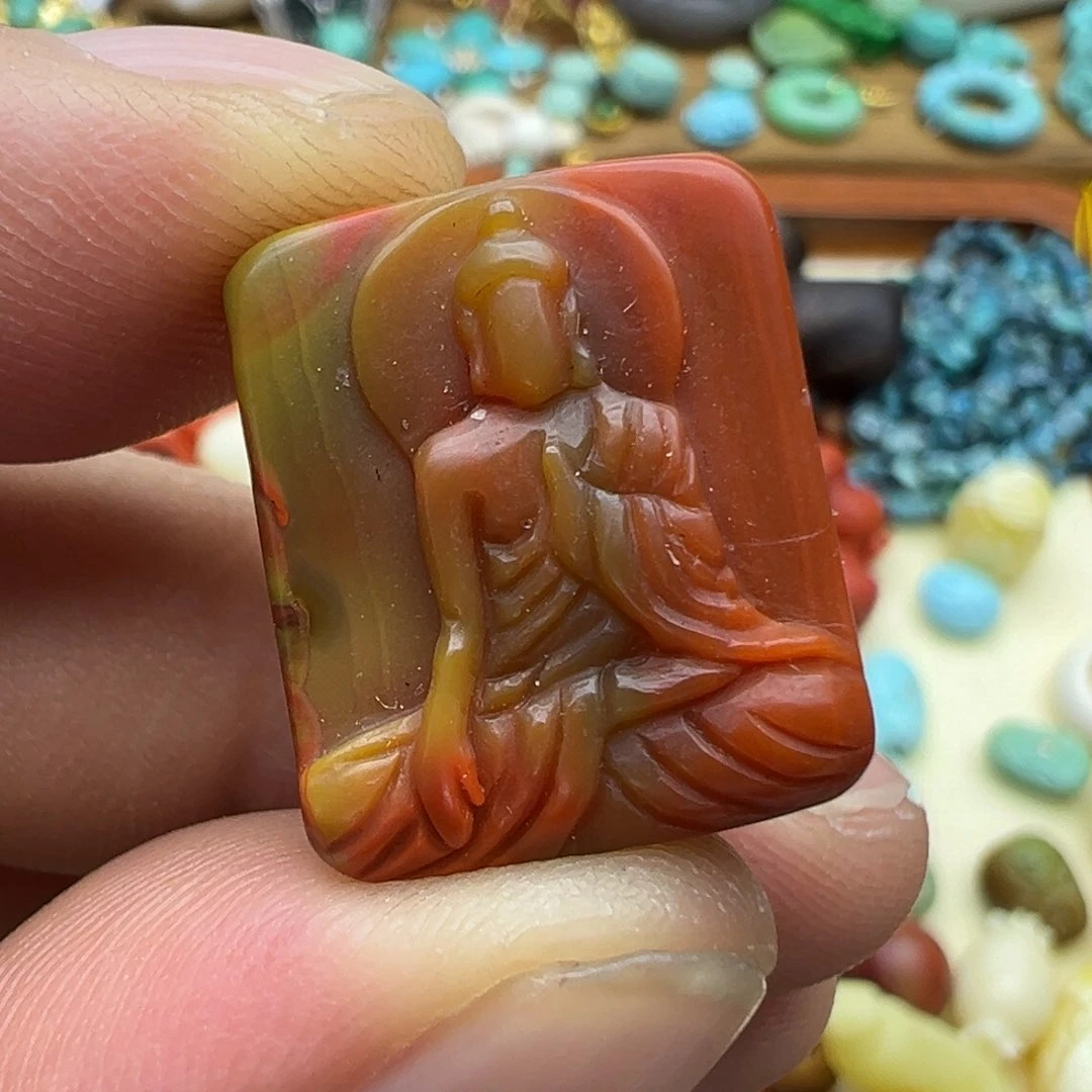 南红玛瑙颈饰未镶嵌
