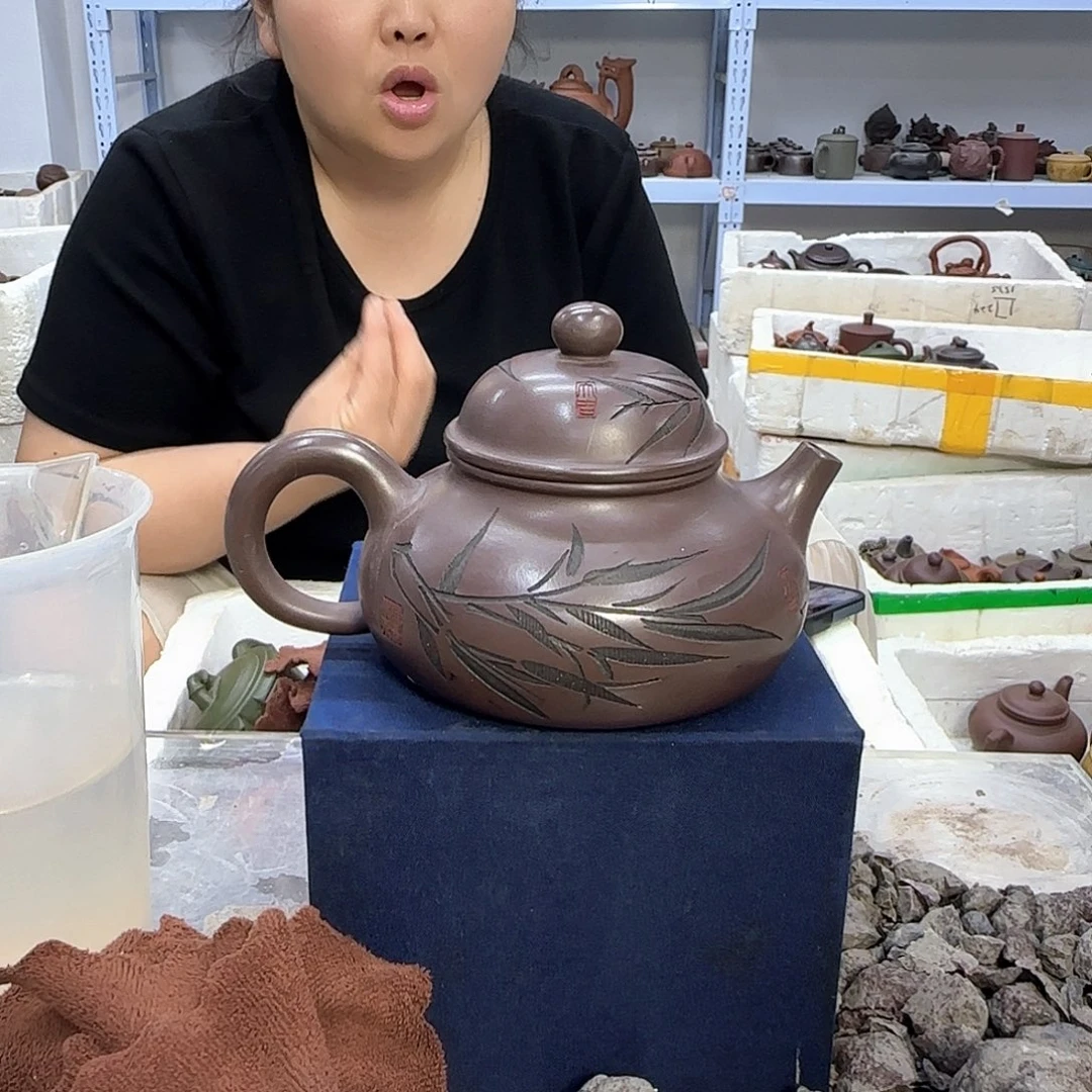茶壶紫砂宜兴紫砂壶瑕疵