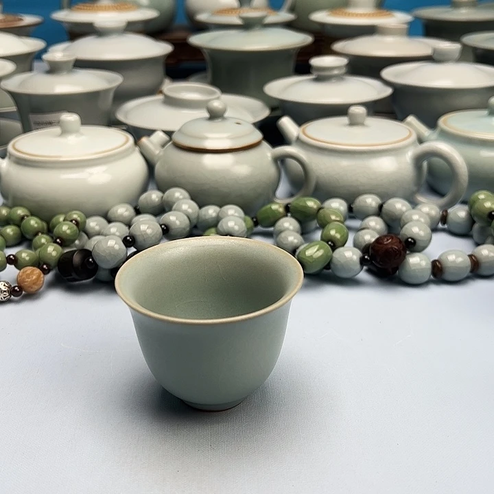 杯仿古釉铃铛杯原矿原釉原产地