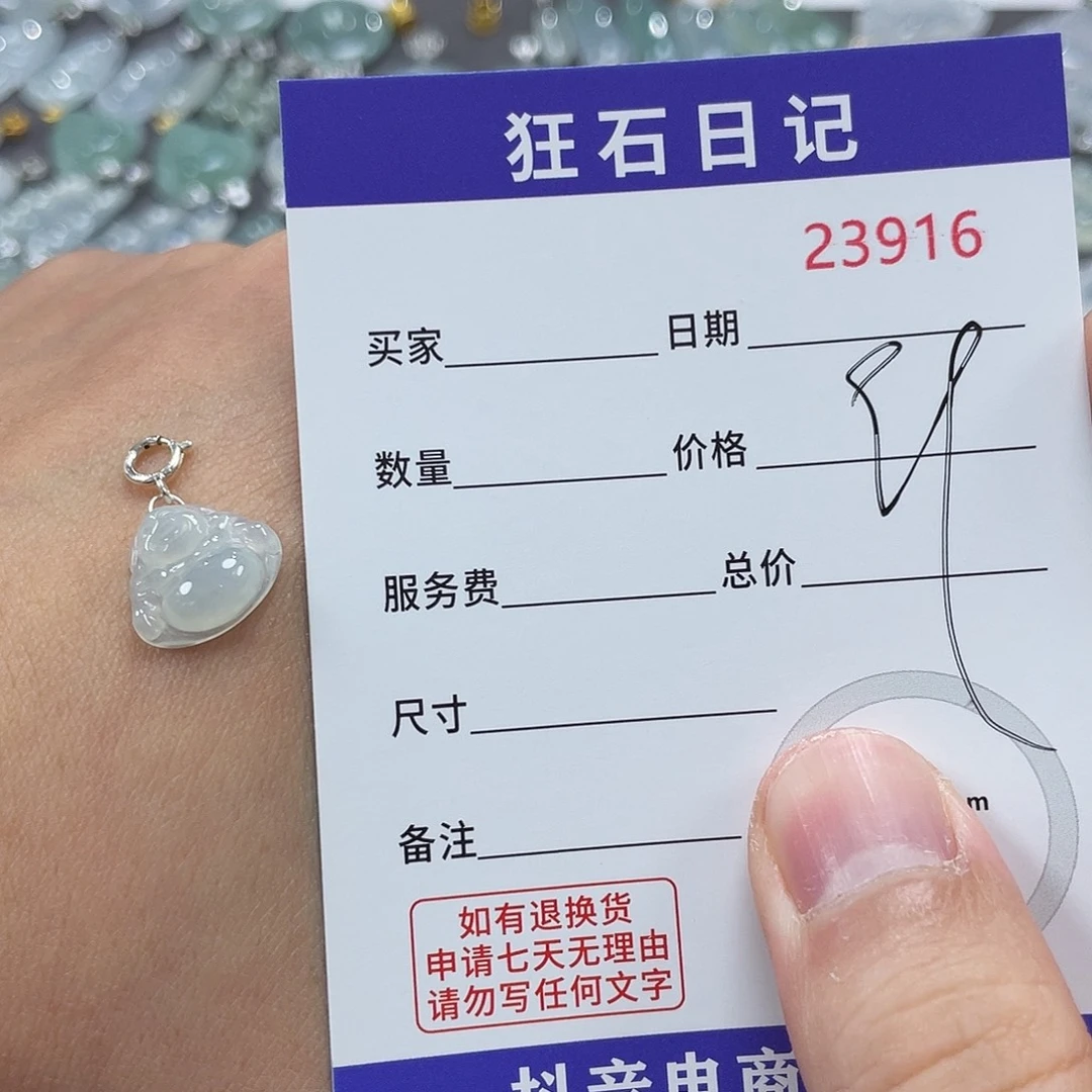 翡翠银S925镶嵌颈饰