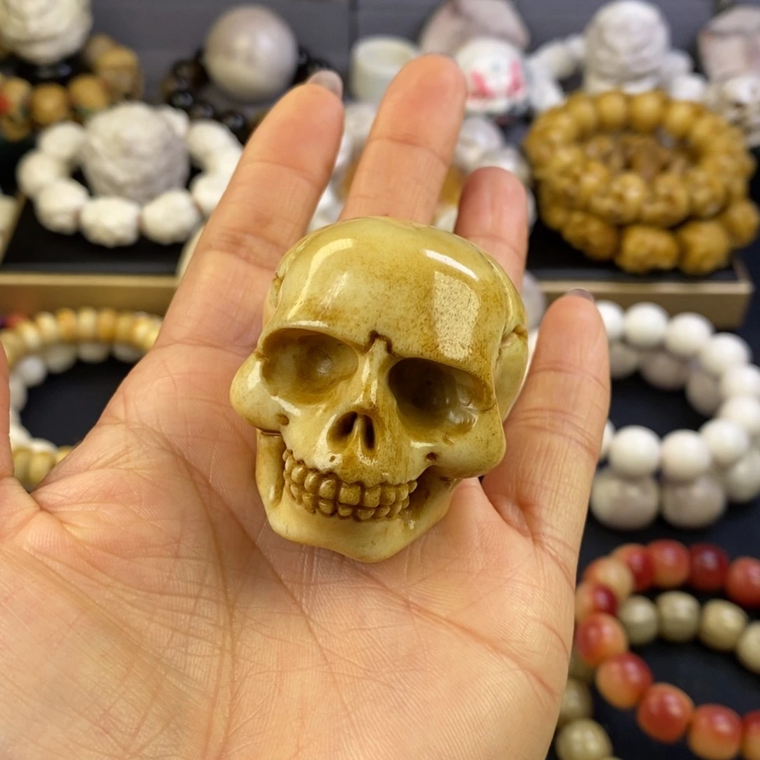 鹿骨把件好看好玩