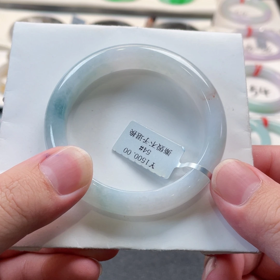 翡翠手镯未镶嵌54正圈