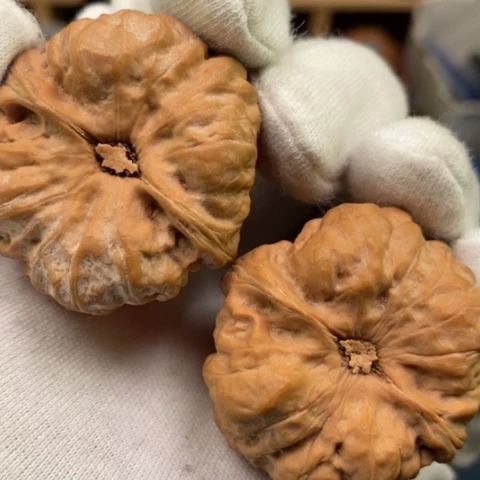 文玩核桃吊坠40全品白茬山地红皮蛤蟆