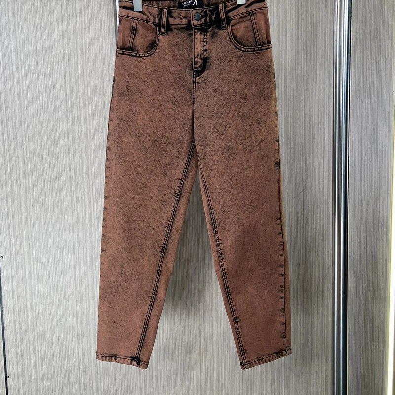 2657欧货熙家品牌撤柜女装秋冬新款时尚气质百搭直筒牛仔裤