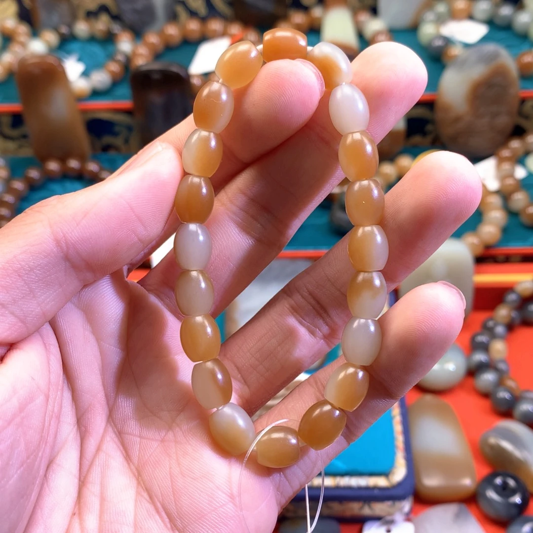 和田玉（糖玉）未镶嵌手链