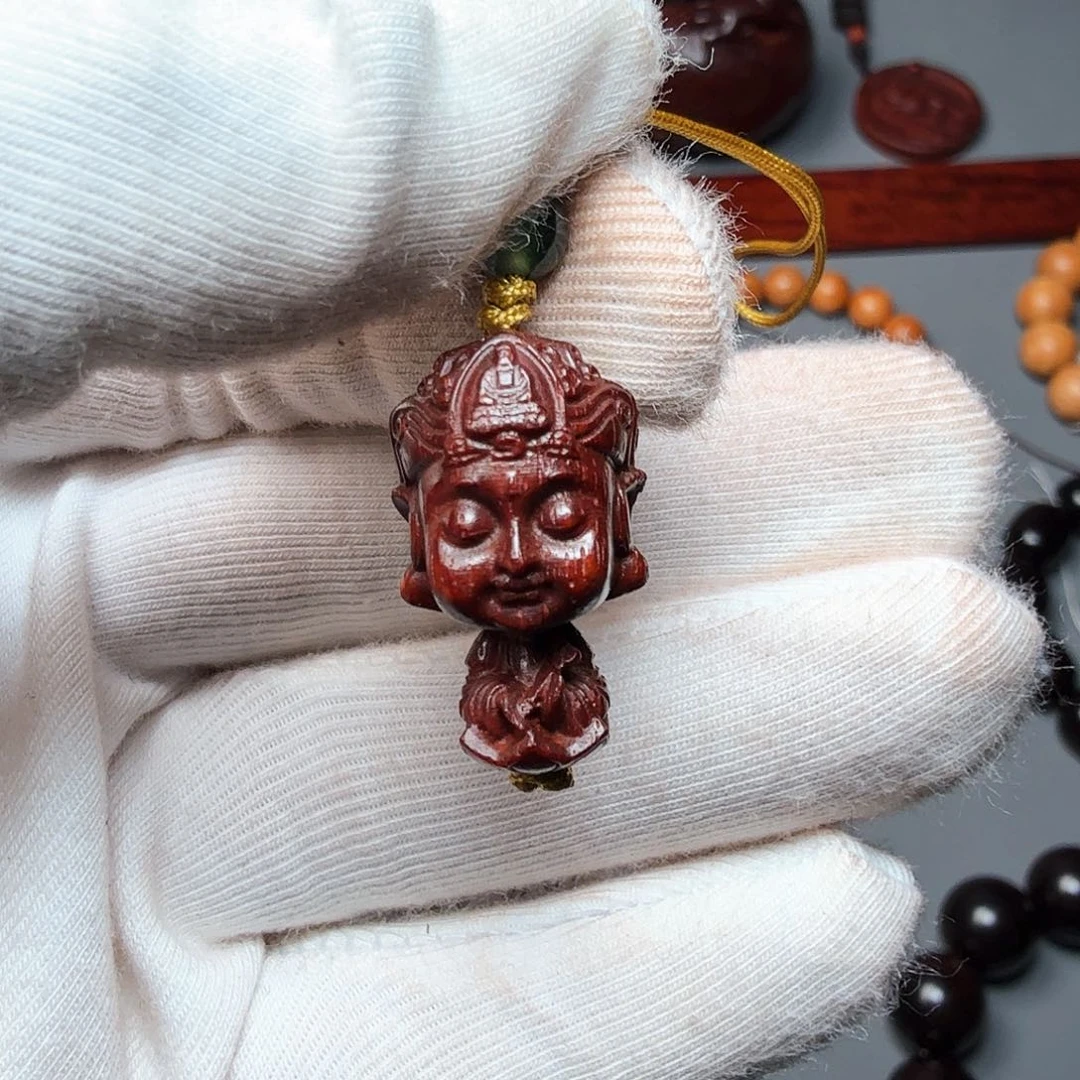 小叶紫檀手串/手链普贤菩萨