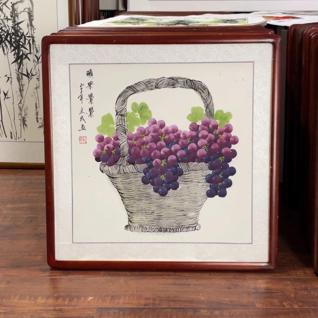 国画带框尺寸63*63厘米