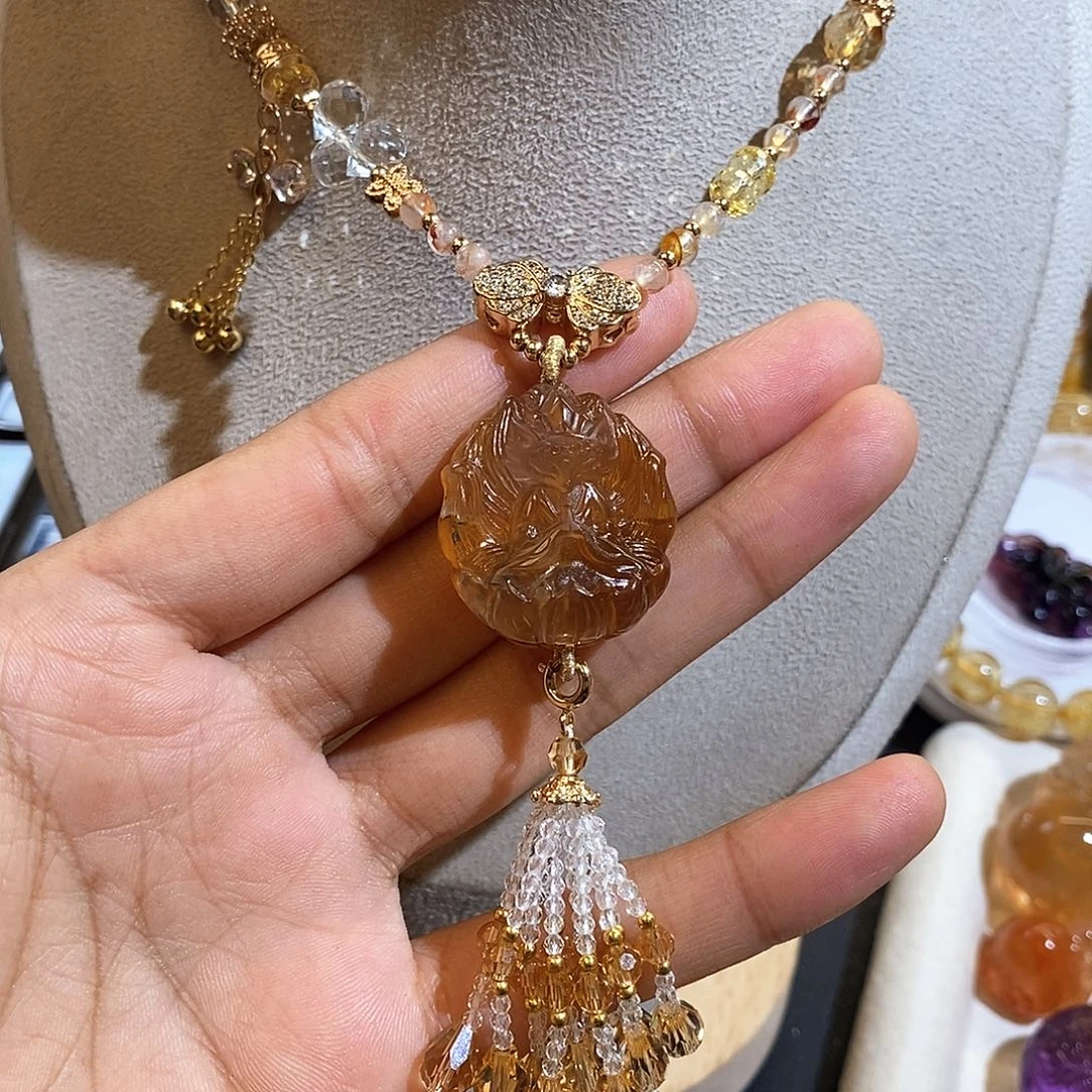 水晶颈饰未镶嵌水晶