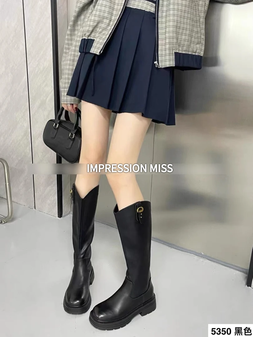 （5350）时尚百搭高筒靴长靴长筒靴