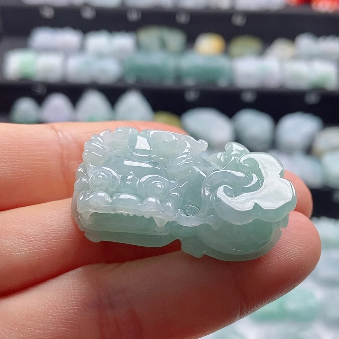 颈饰未镶嵌翡翠翡翠貔貅