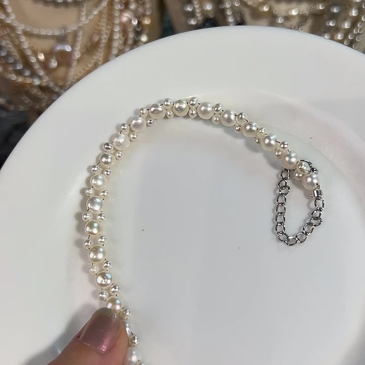 未镶嵌淡水珍珠耳饰爱****过