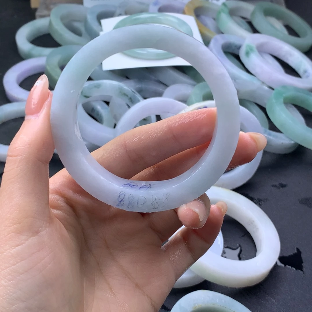 【闪购商品】未镶嵌翡翠手镯定制翡翠