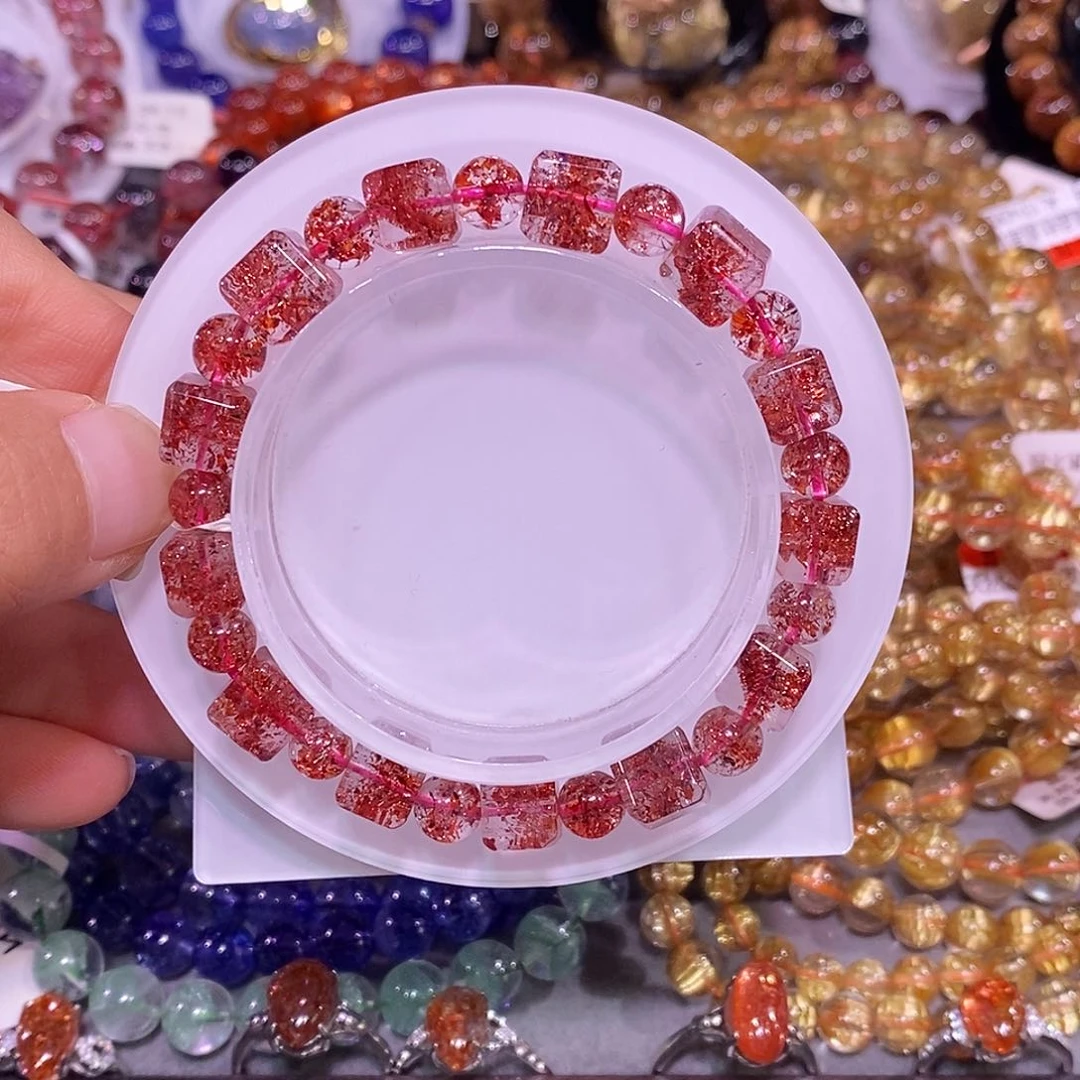 未镶嵌手链水晶金草莓8