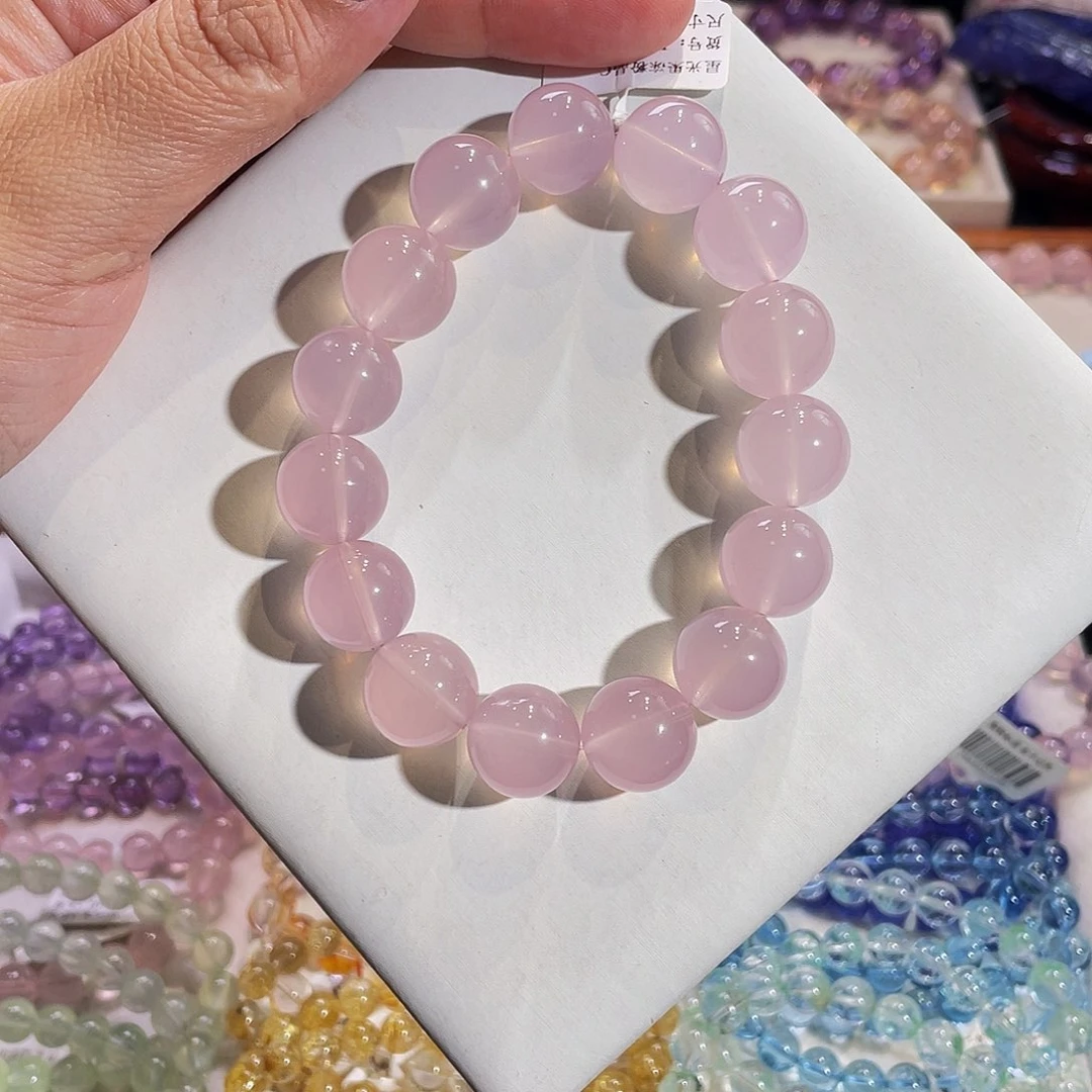 未镶嵌水晶手链星光果冻粉14.2mm
