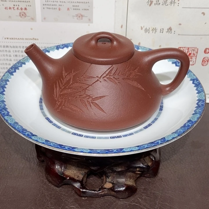 茶壶紫砂底槽清180容量