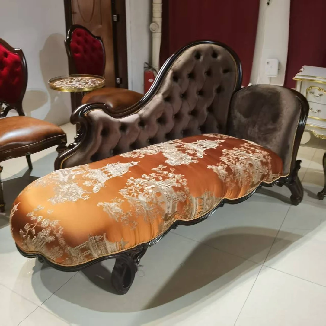 法式实木贵妃榻工厂特价