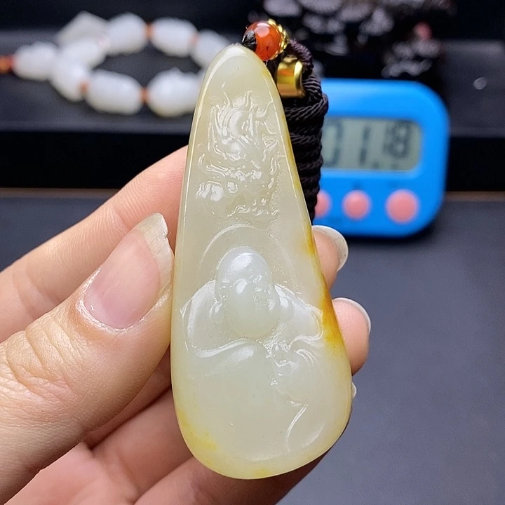 和田玉挂件未镶嵌F