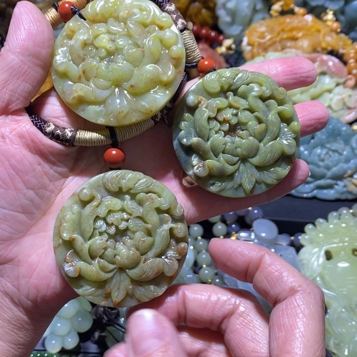 岫玉岫玉吊坠未镶嵌