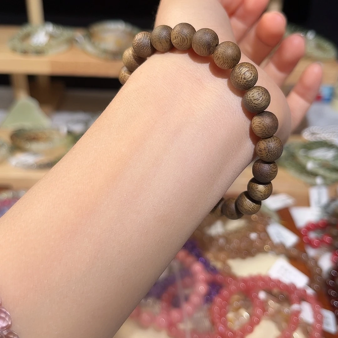 来***深烟晶手串未镶嵌拍2件沉香206