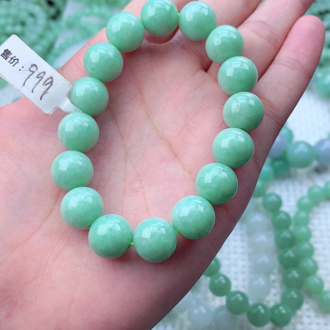 翡翠未镶嵌毛衣链卡12.6