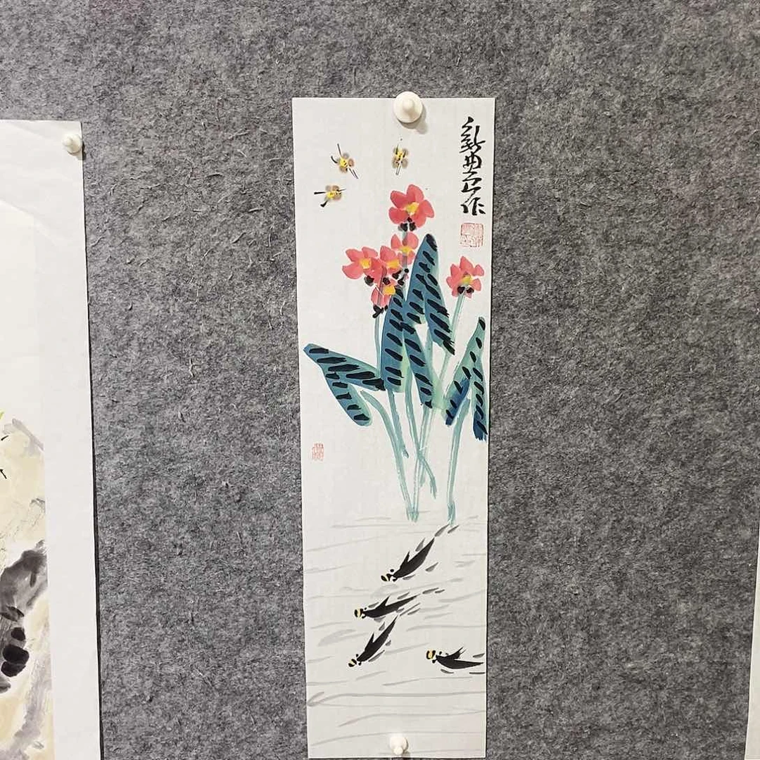国画缪新农国画花鸟作品