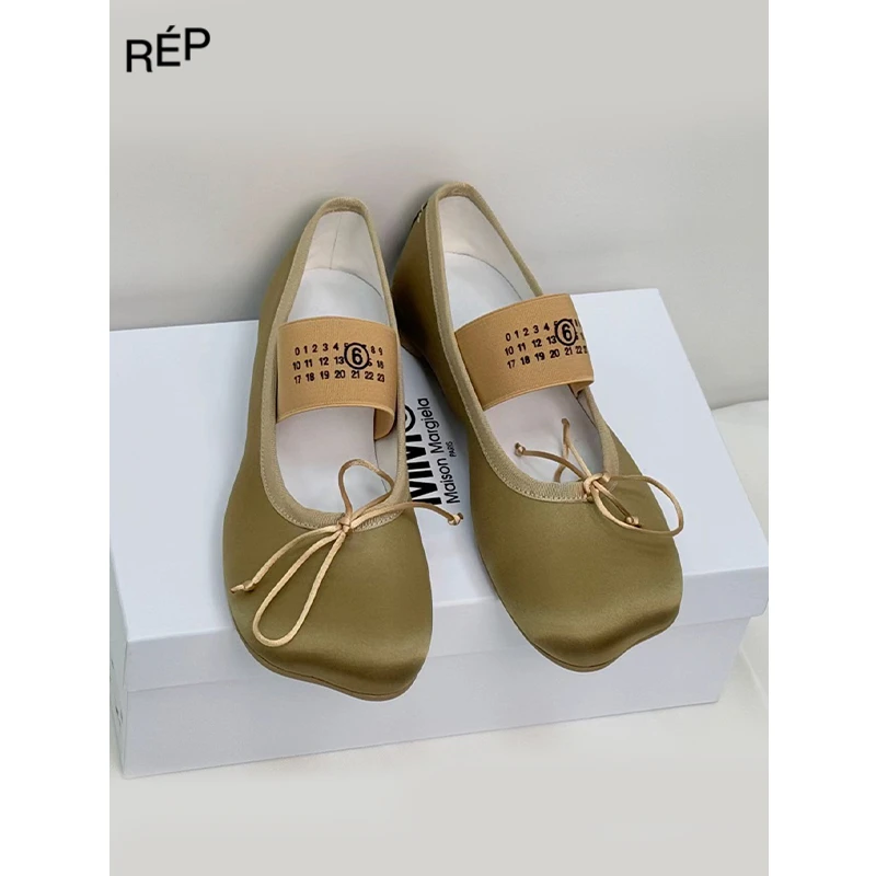 MM6设计师品牌绿色芭蕾舞鞋25PS TheREPUBLIQUE女装买手店