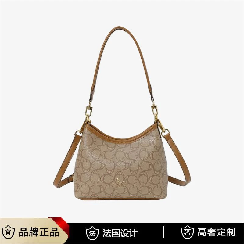 法国设计女包时尚休闲女包通勤复古轻奢单肩包Y0023