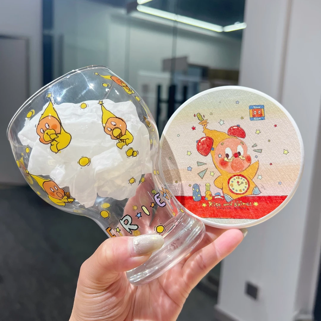 【ZY】星星人啤酒杯冰淇淋果汁杯松弛感玻璃杯牛奶水杯家用杯子