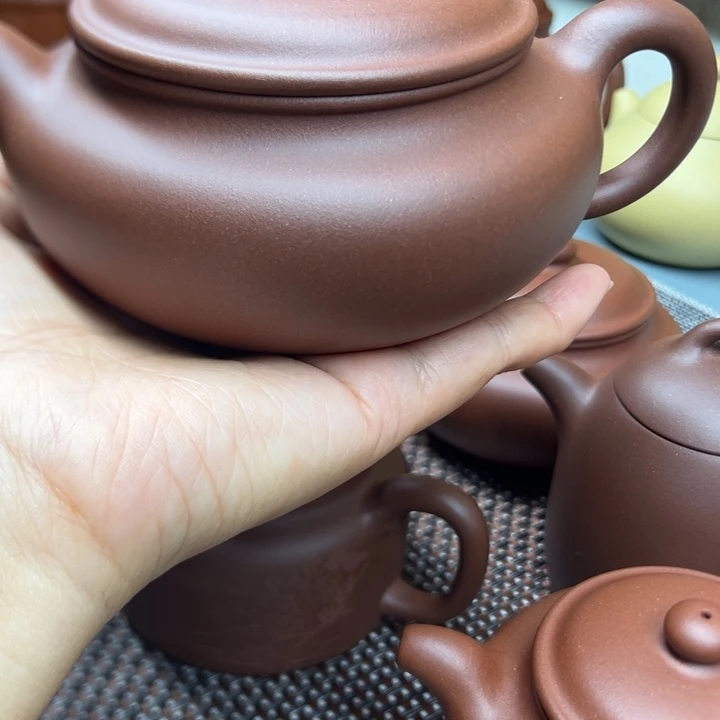 茶壶紫砂玉****周半手工制作